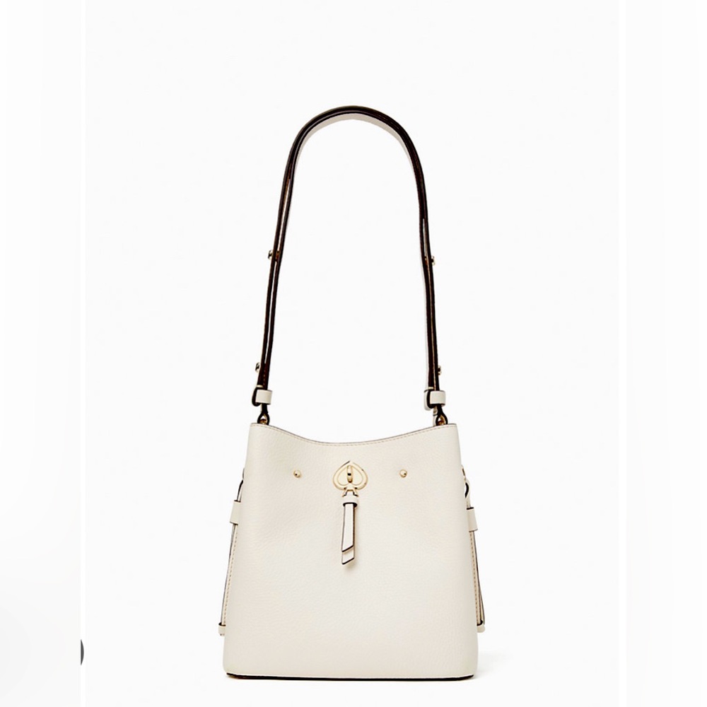 Kate Spade Marti small bucket bag in white